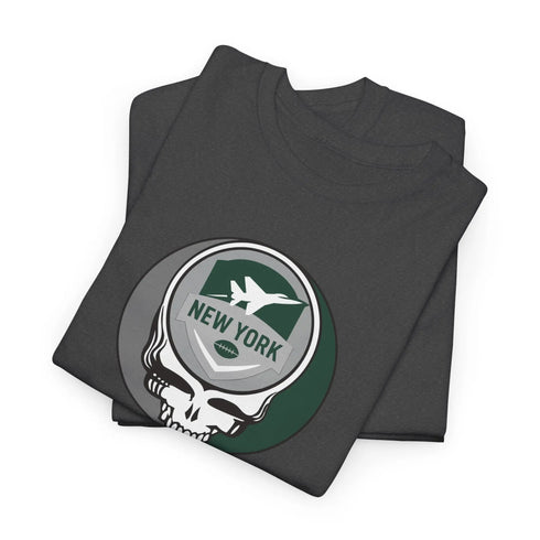 Grateful Dead - New York Jets Stealie Unisex T-Shirt - NFL - StealieShop